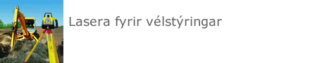 Lasera fyrir vélstýringar frá Leica Geosystems og Mikrofyn