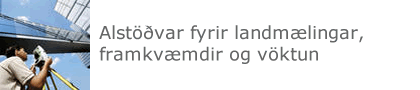 Alstöðvar fyrir landmælingar